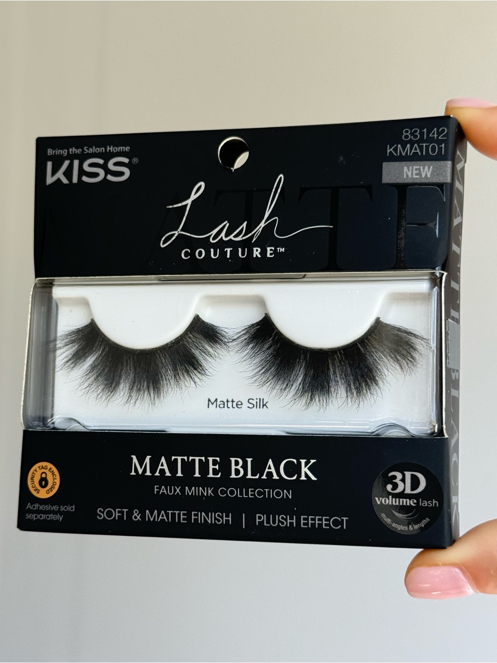 Kiss Lash Couture Matte Black Faux Mink Lashes "Matte Silk"